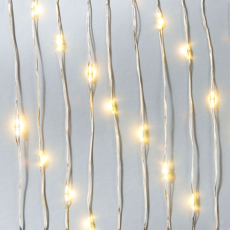 Silver String Lights