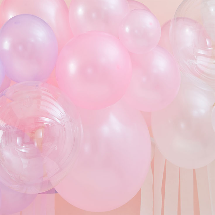 Pastel, Pearl & Ivory Balloon Garland