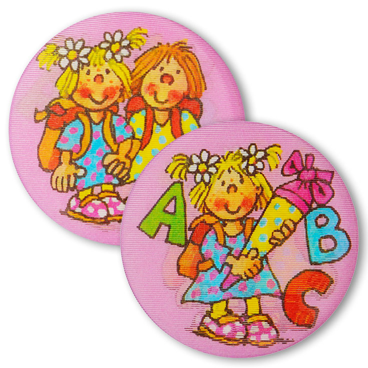First Day at School Girls Wobble Badge
