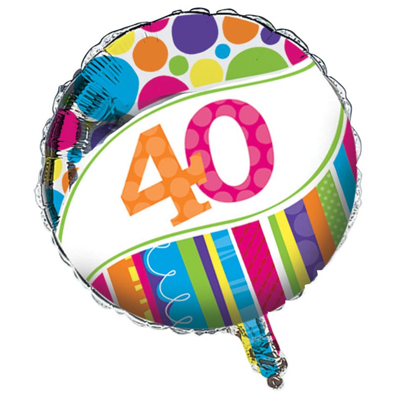 Bright & Bold Folienballon 40