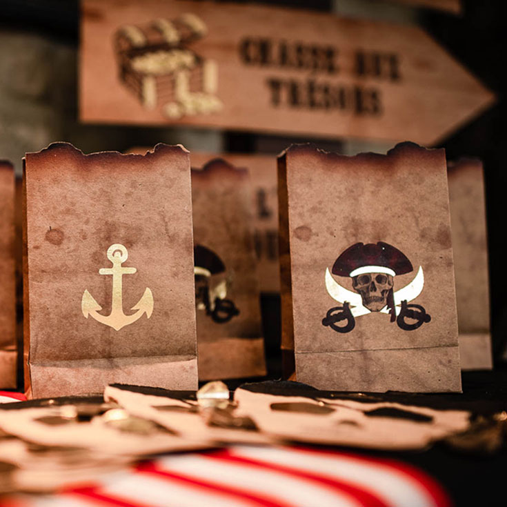 4 Pirate Party Bags