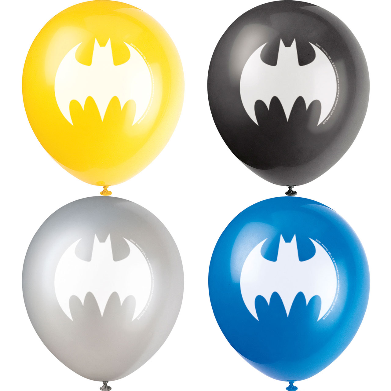 8 Assorted Batman Balloons