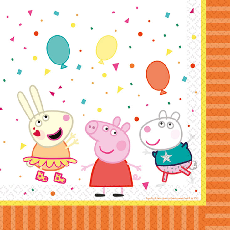 Servietten - Peppa Pig Party