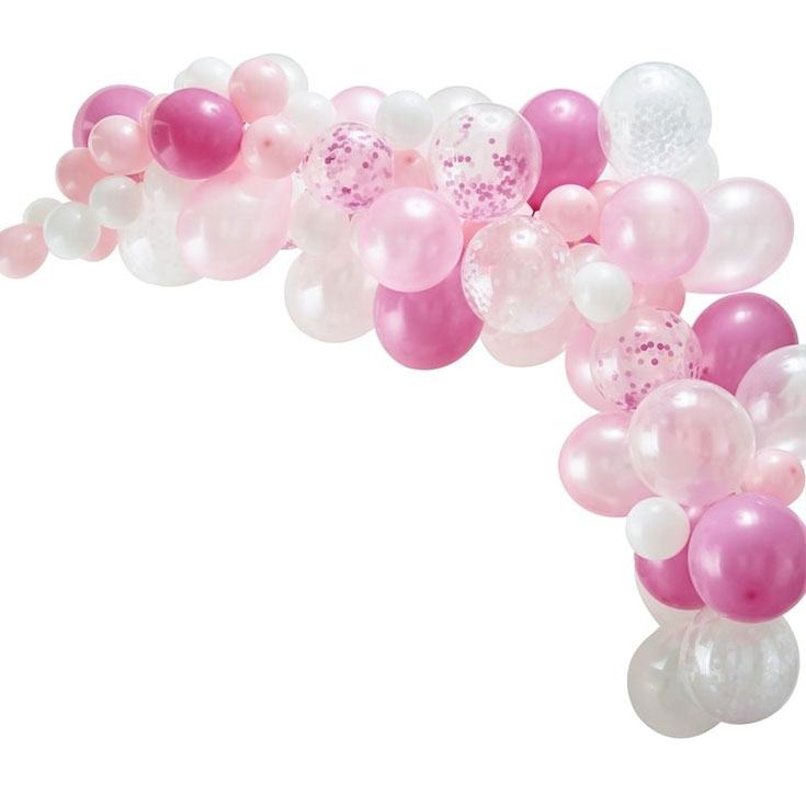 Pink Balloon Garland Kit