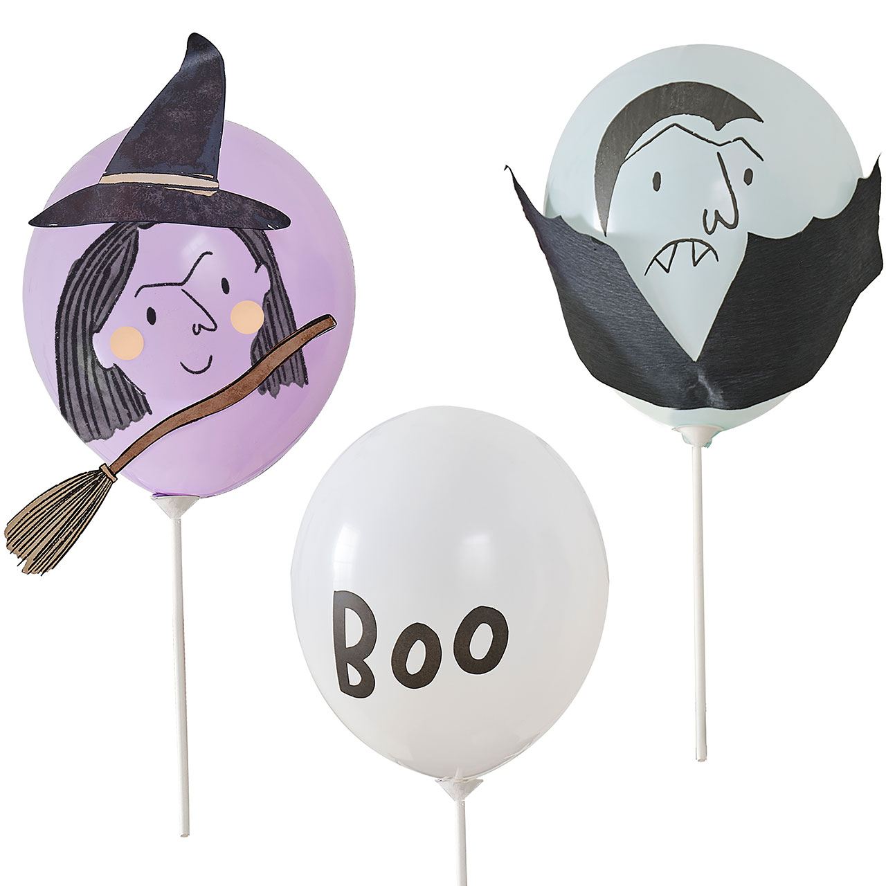 Latex Balloons - Witch & Vampire