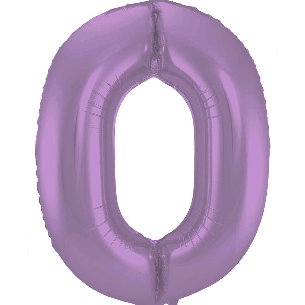 Foil Balloon Number 0 - Purple - 86 cm