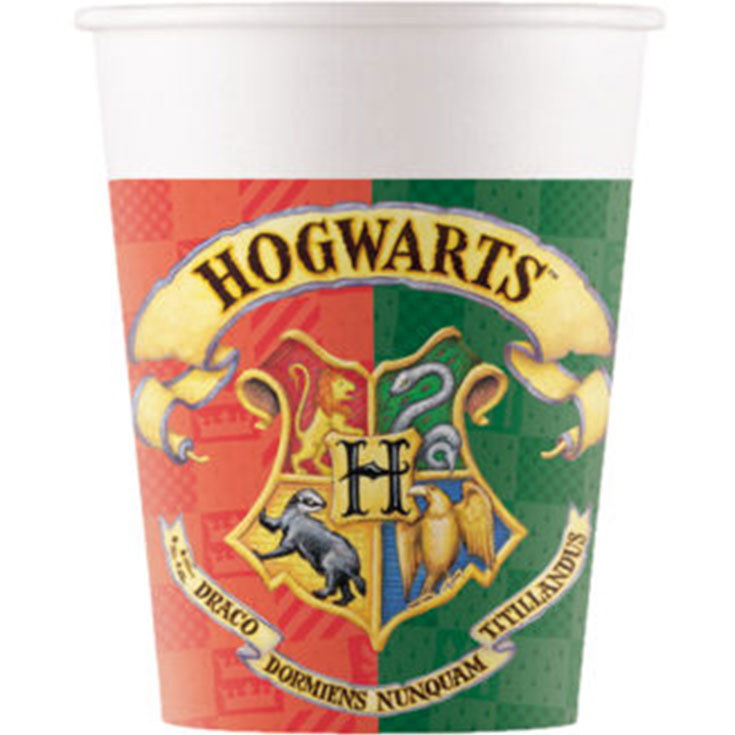 8 Harry Potter Hogwarts Becher
