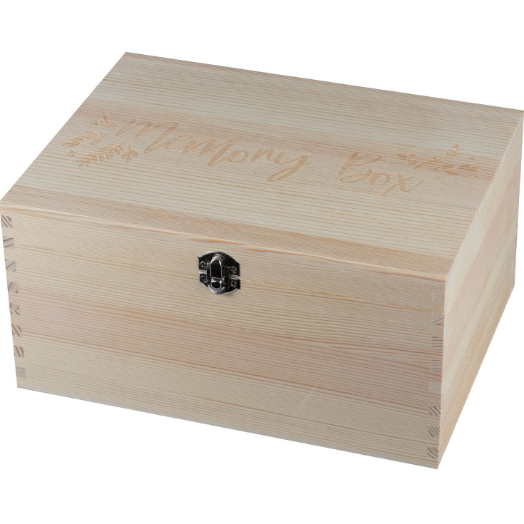 Baby Memory Box aus Holz 
