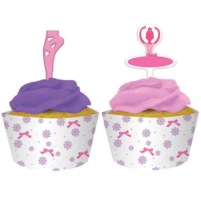 Cupcake Wrappers Set - Ballerina