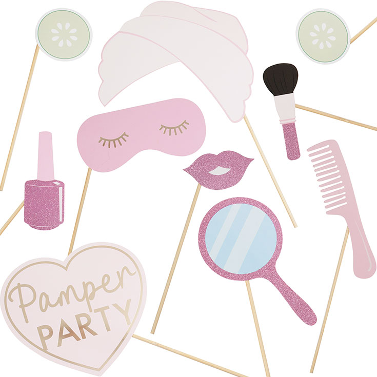 10 Pamper Party Photo Booth Props