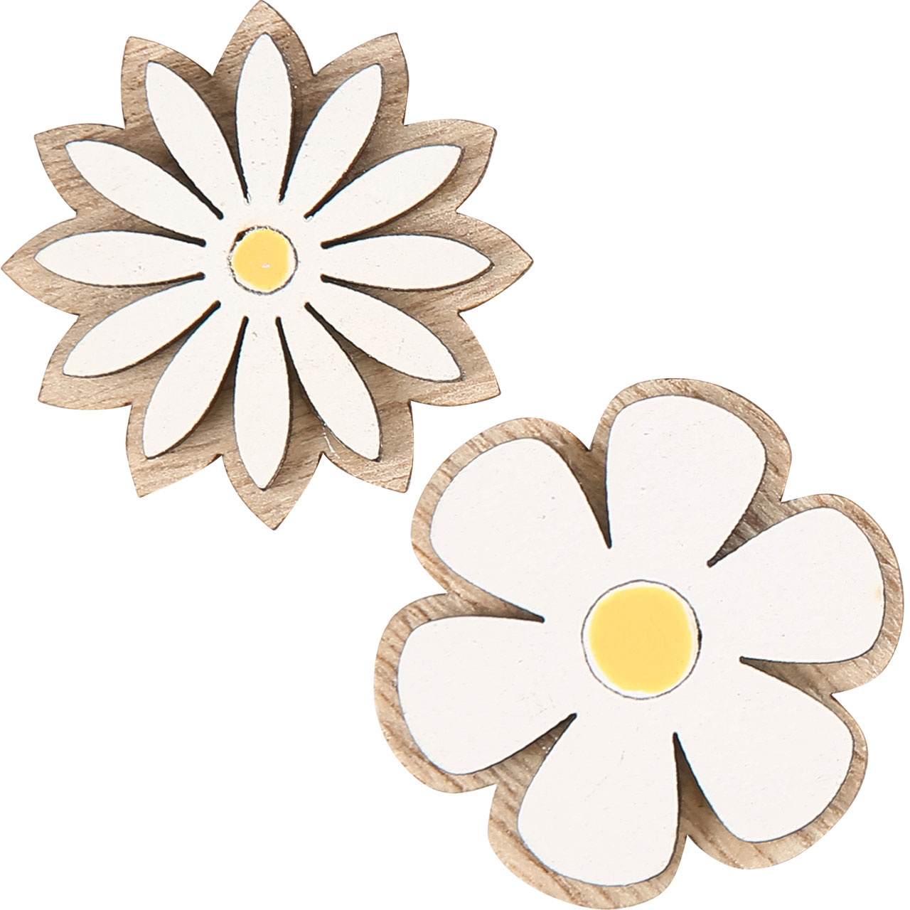 Stickers - Wooden Daisy Stickers