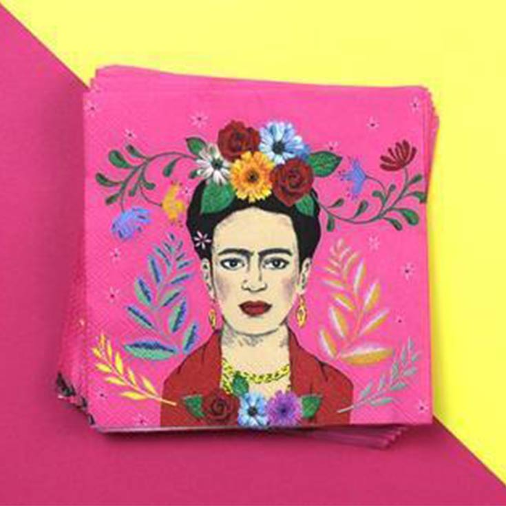 20 Frida Kahlo Cocktail Napkins