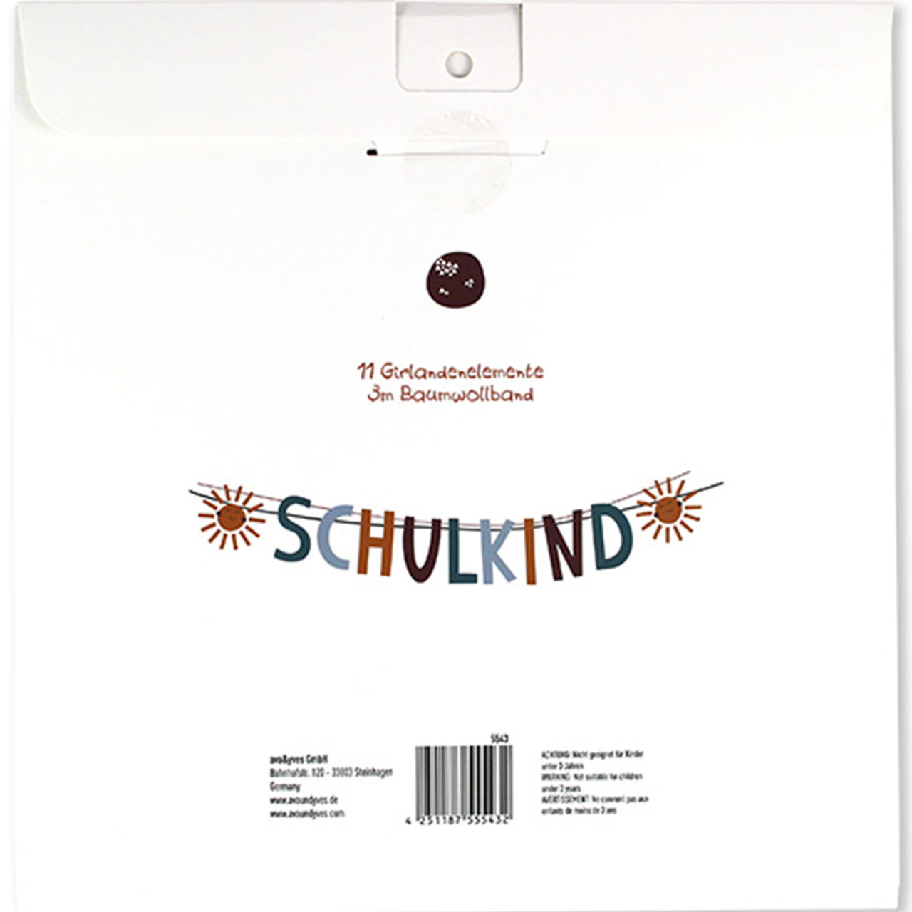 Buchstabenkette - Schulkind - Adventure