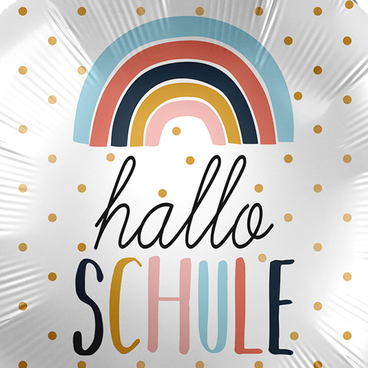 "Hallo Schule" Foil Balloon