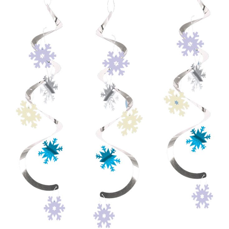 5 Snowflake Swirls