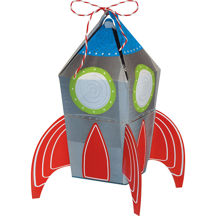 8 Blast Off Party Boxes 