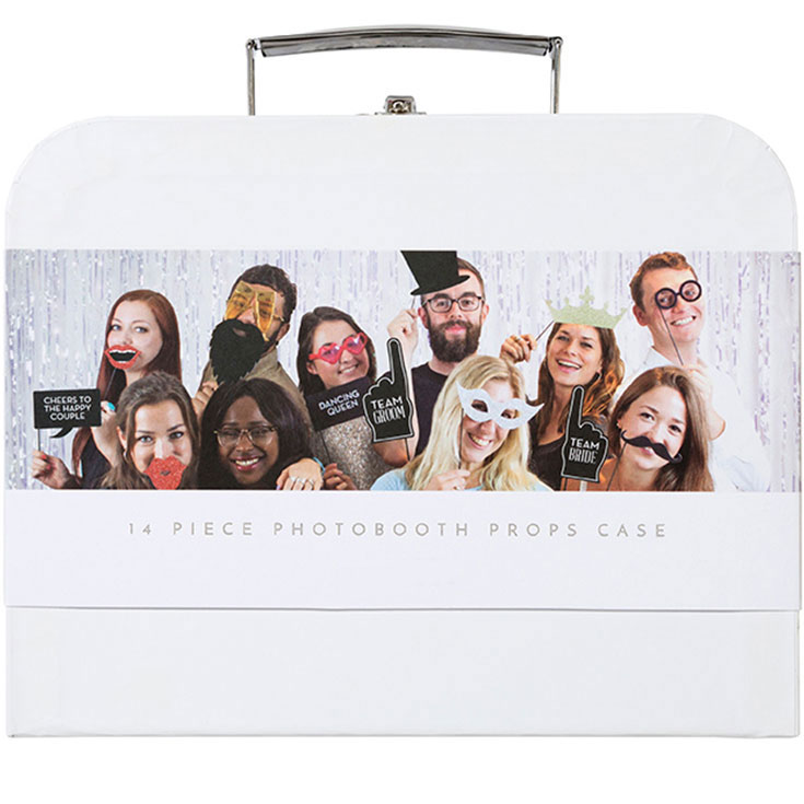 14 Wedding Photobooth Props with Case