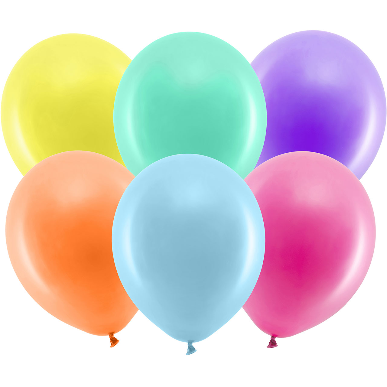 10 Ballons Pastel Rainbow