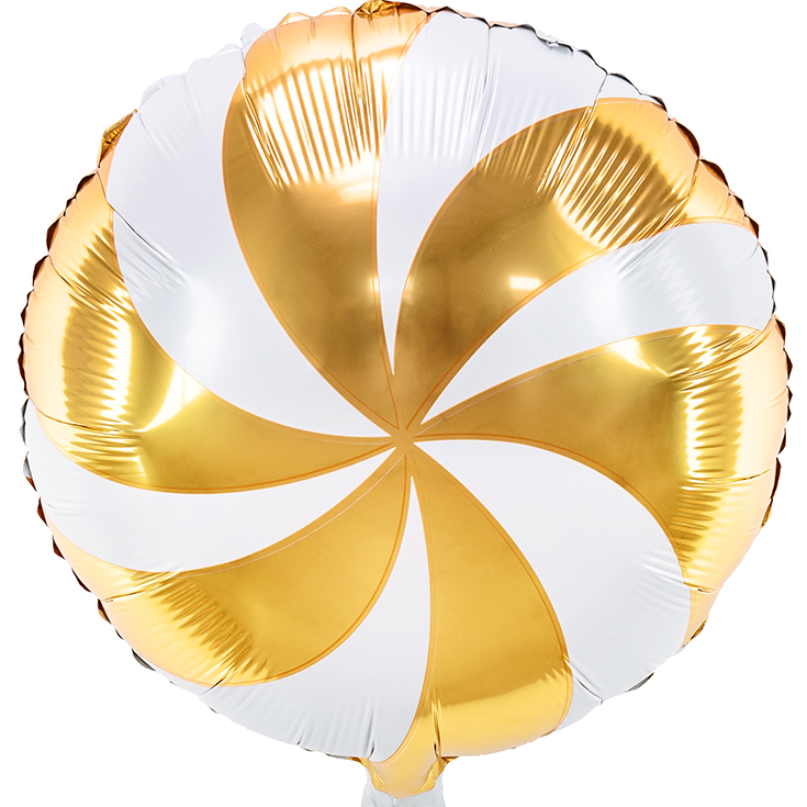 Goldener Candy Folienballon
