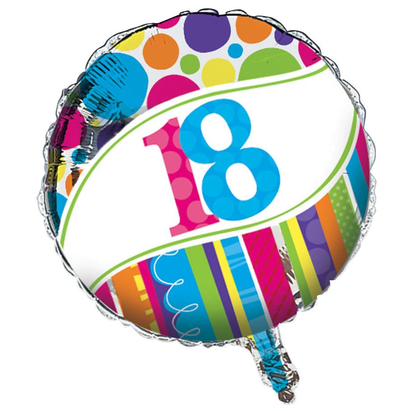 Bright & Bold Folienballon 18