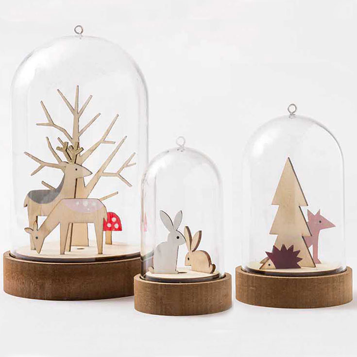 Wooden Deco -Small Woodland Animals