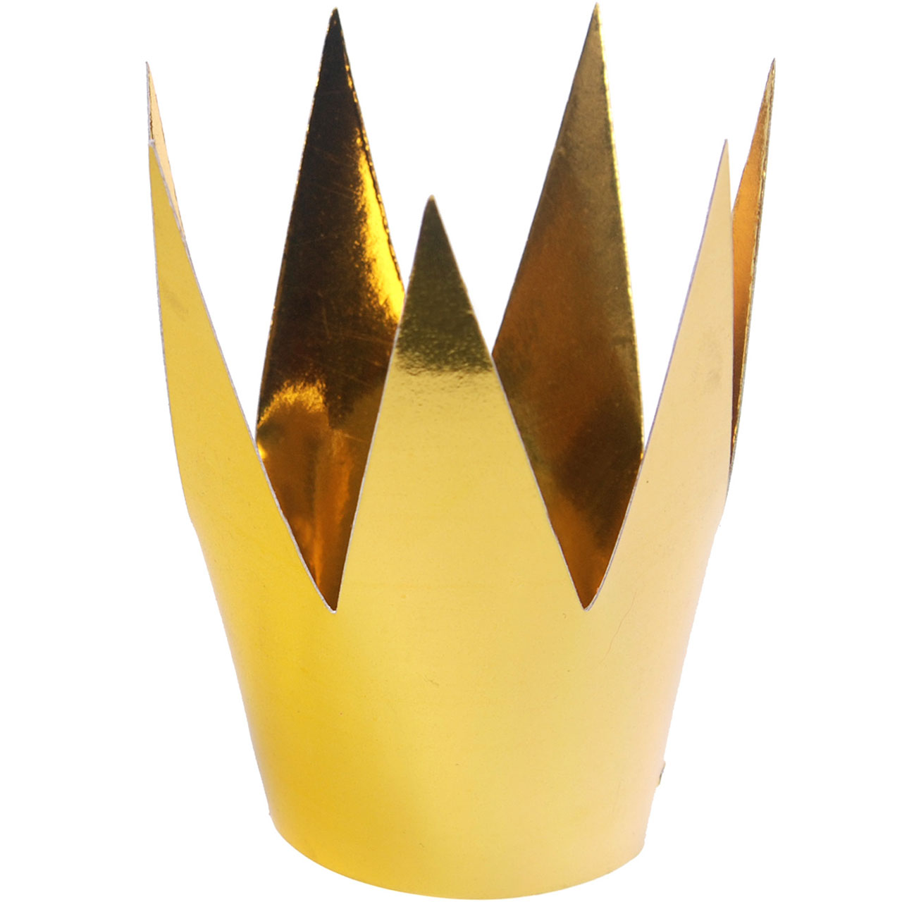 3 Gold Party Crowns