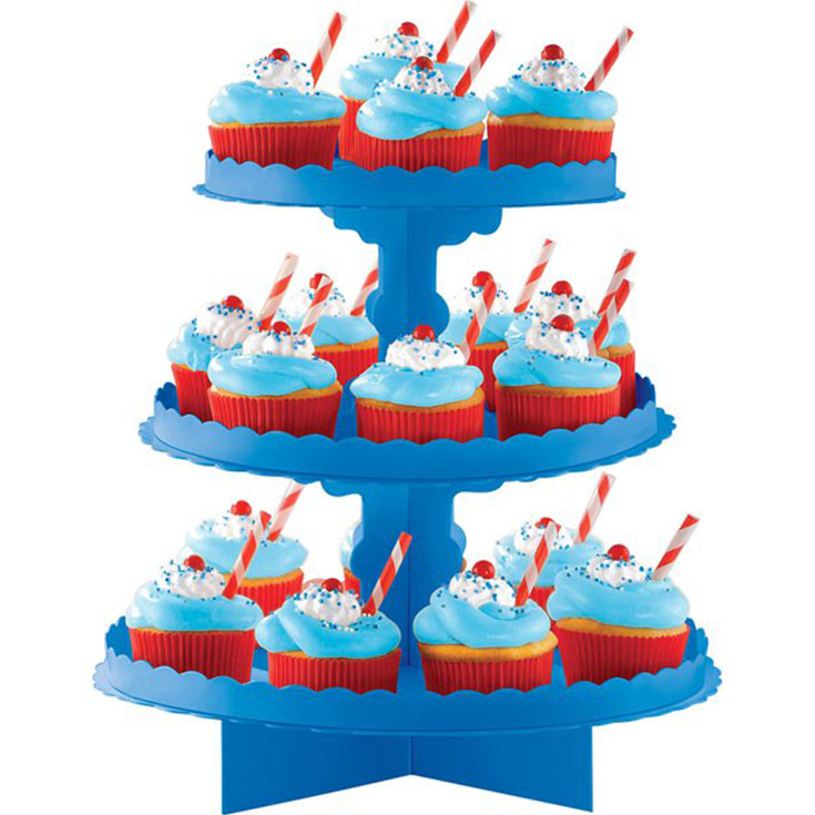  Cupcake Ständer - Royal Blau