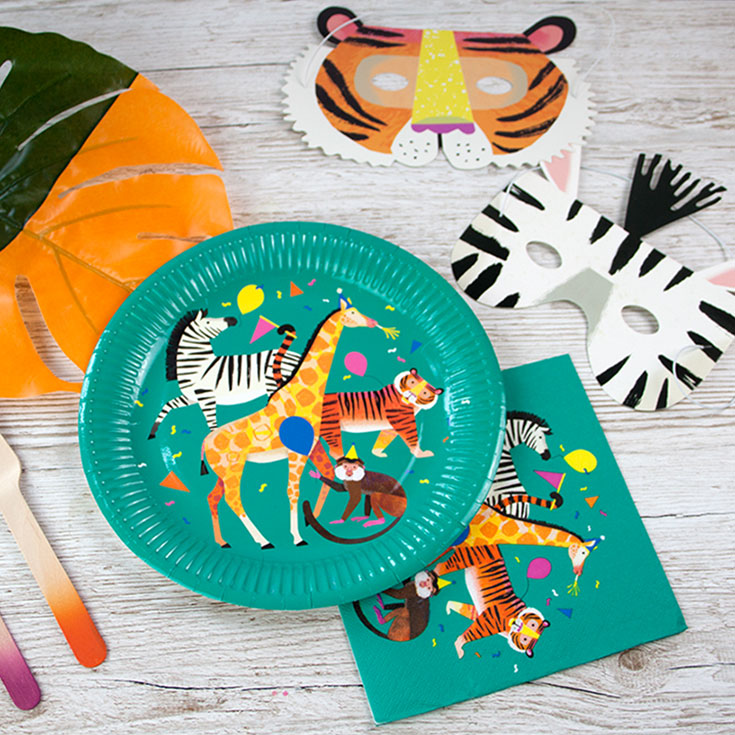 8 Party Animal Plates