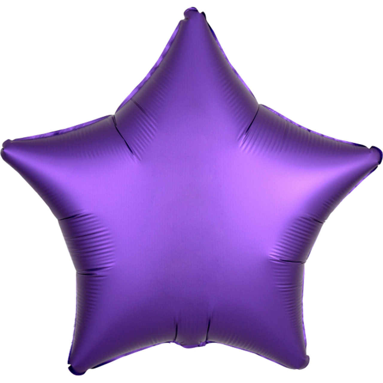 Folienballon - Violetter Stern Seidenglanz