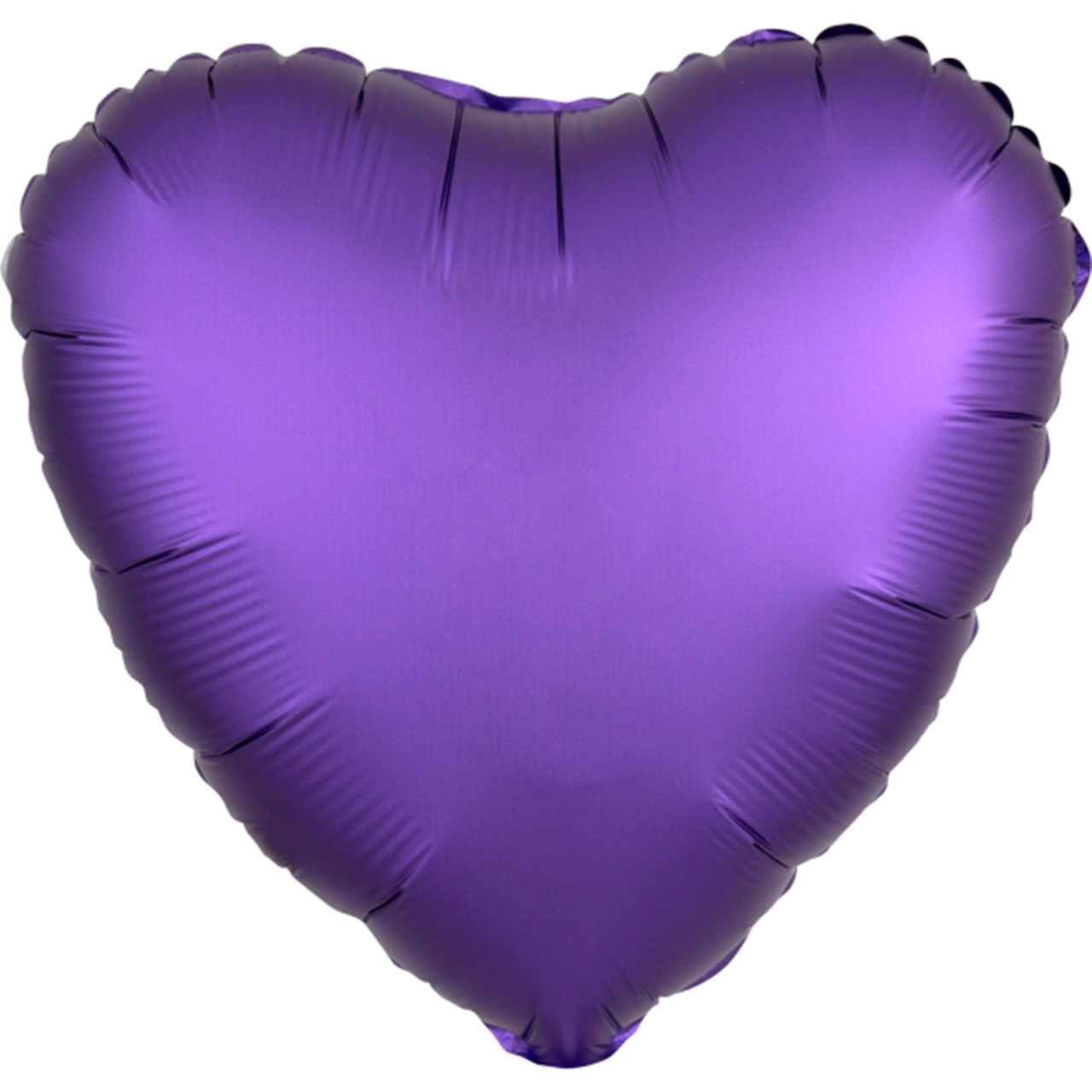 Folienballon - Violettes Herz Seidenglanz