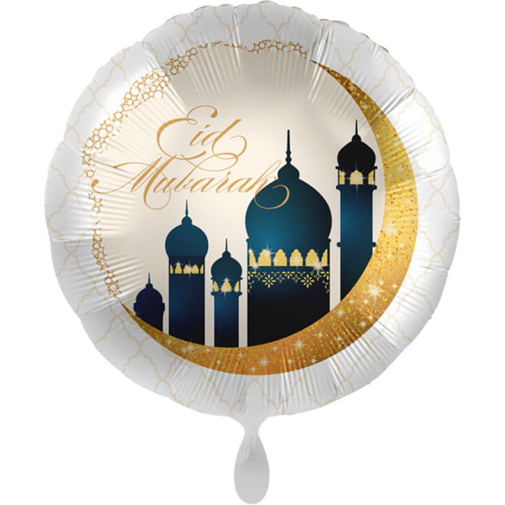  Eid Mubarak Shining Moon Foil Balloon (XL)