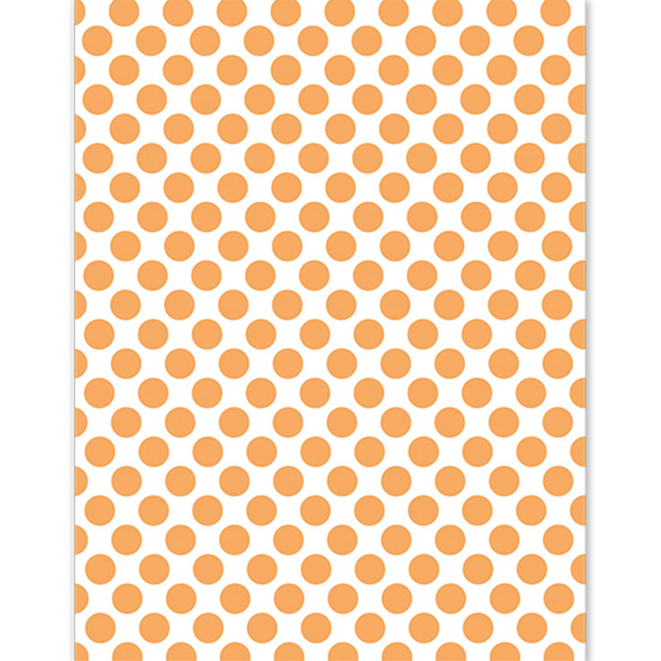 Orange Spots Wrapping Paper