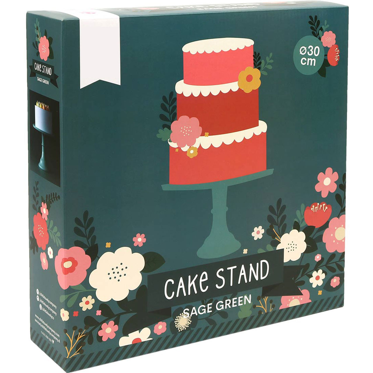 Cake Stand - Sage Green (30cm)
