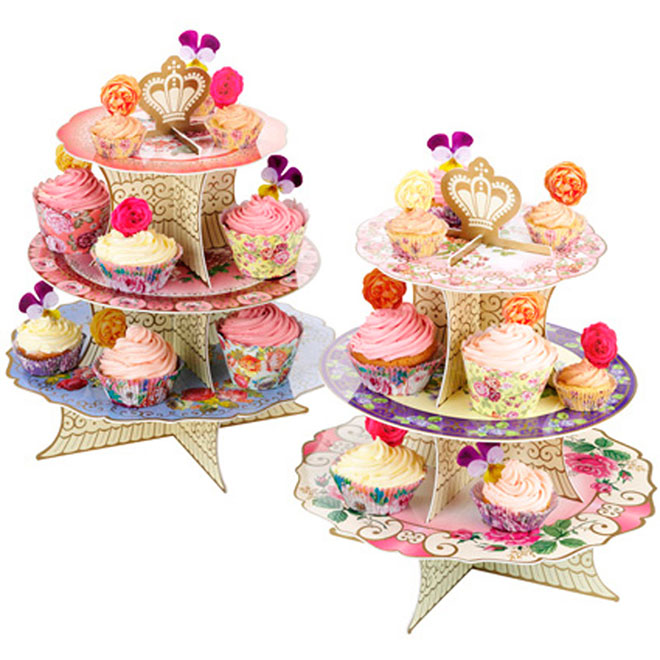 Vintage Teaparty Cake Stand