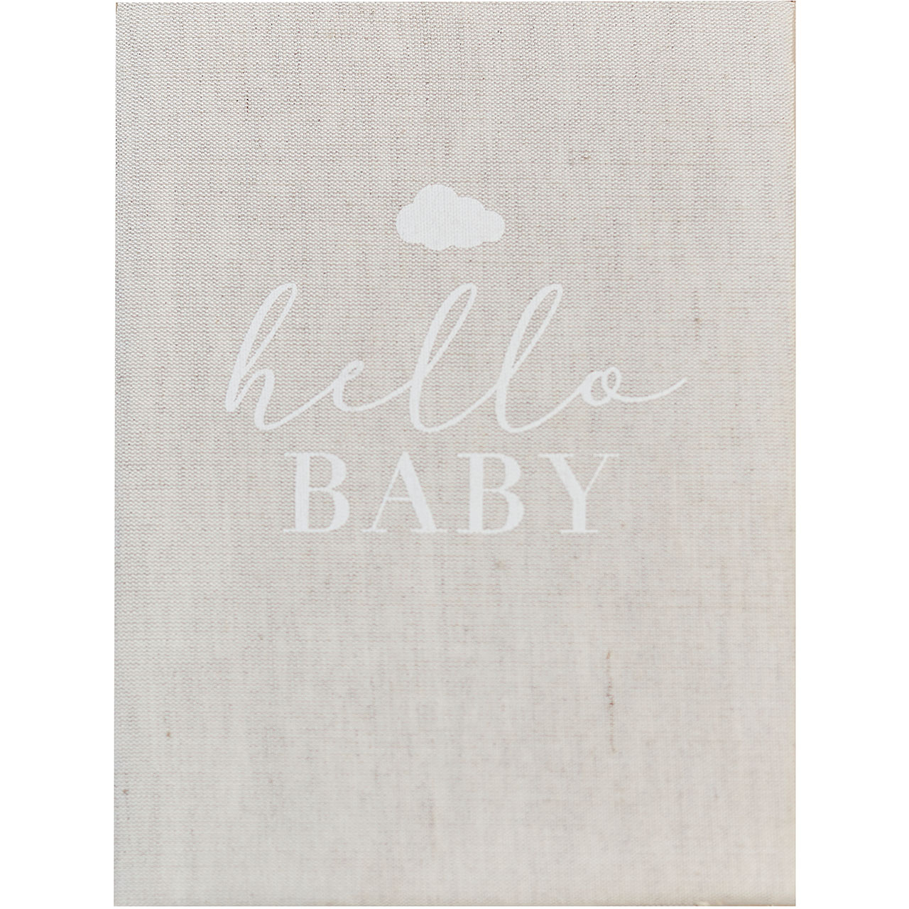 Gift - Hello Baby Linen Baby Journal