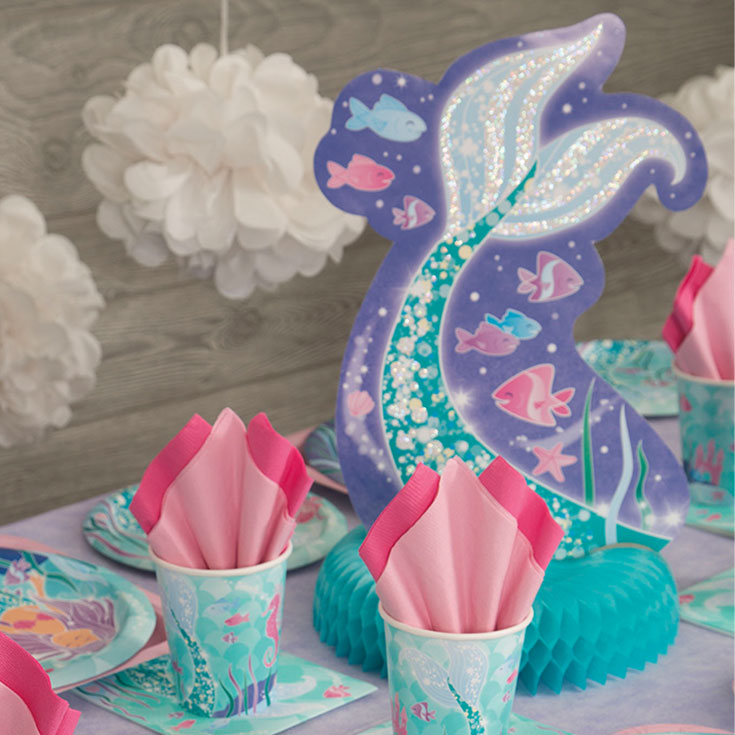 Mermaid Party Table Centerpiece