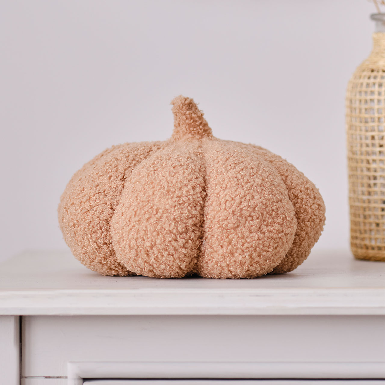 Cushion - Orange Boucle Pumpkin (M)