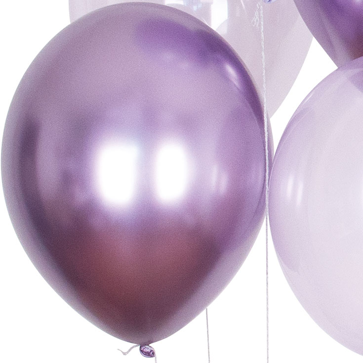 Latex Balloons - Lilac Mix