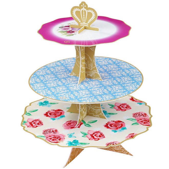 Vintage Teaparty Cake Stand