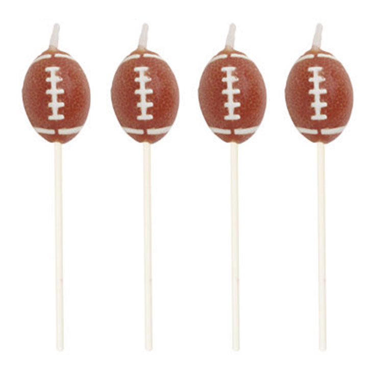 4 American Football Pick Candles