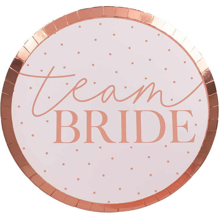 8 Teller Blush Team Bride