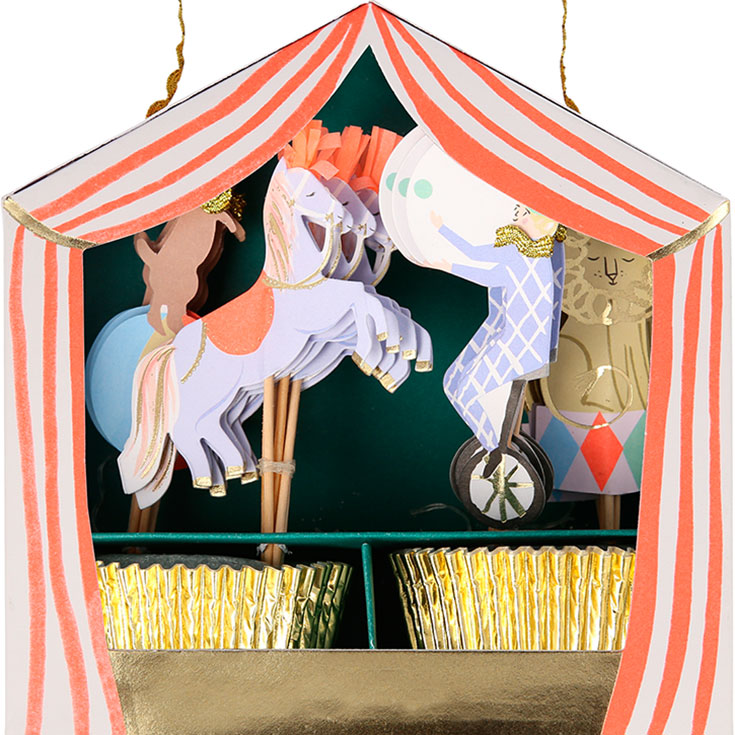 Cupcake Set - Circus Parade 