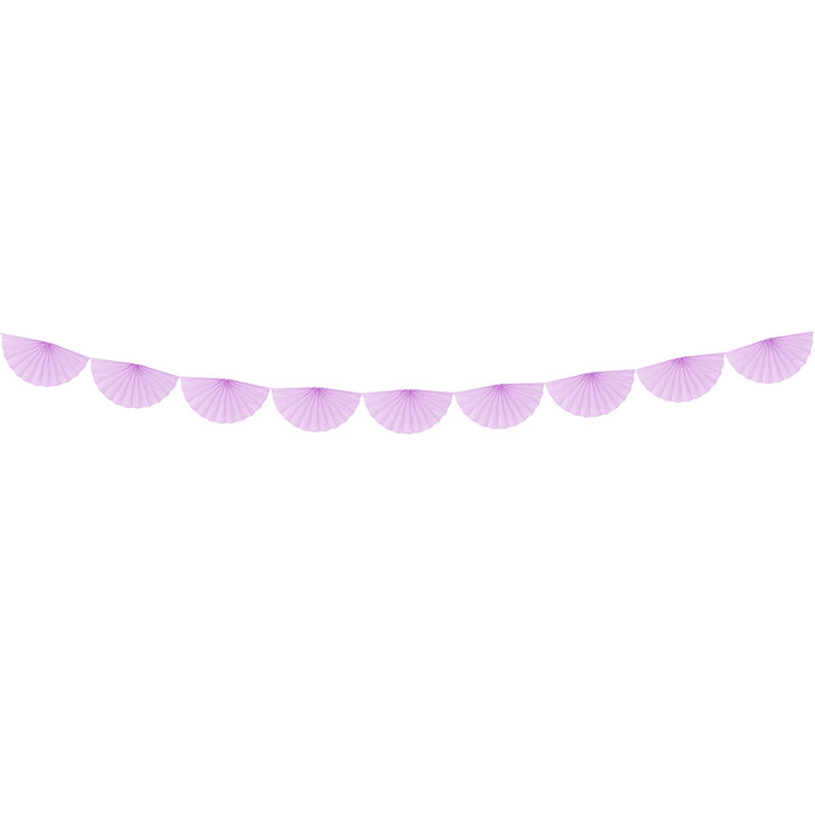Fächergirlande Lavendel