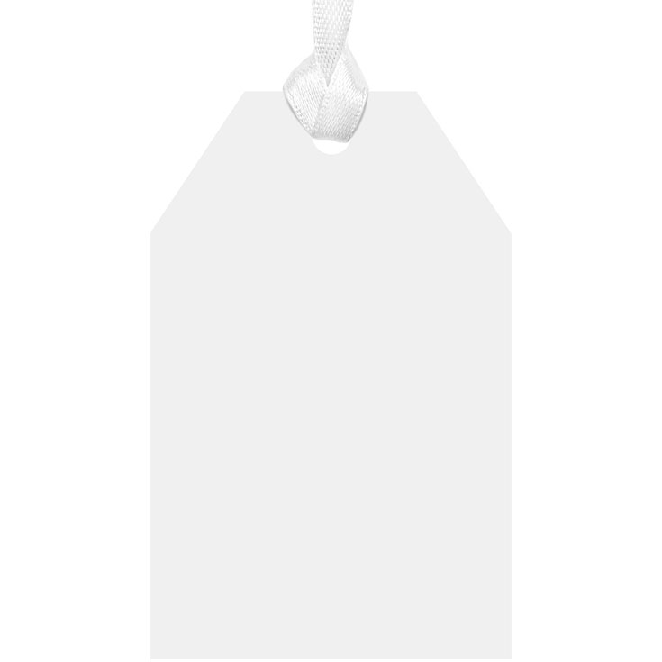 10 White Gift Tags