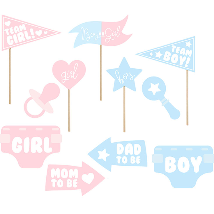 11 Gender Reveal Party Photo Props
