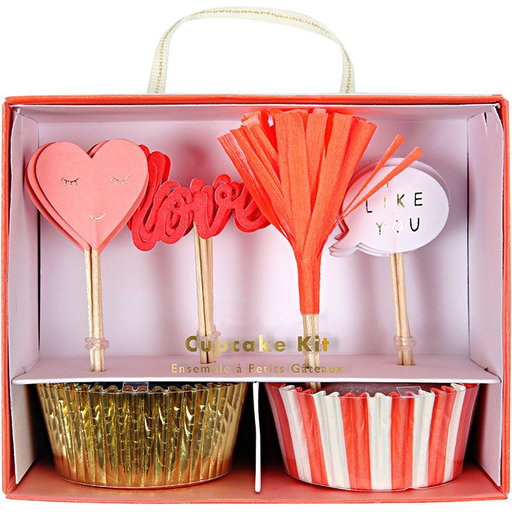 Cupcake Set - Valentine's Love