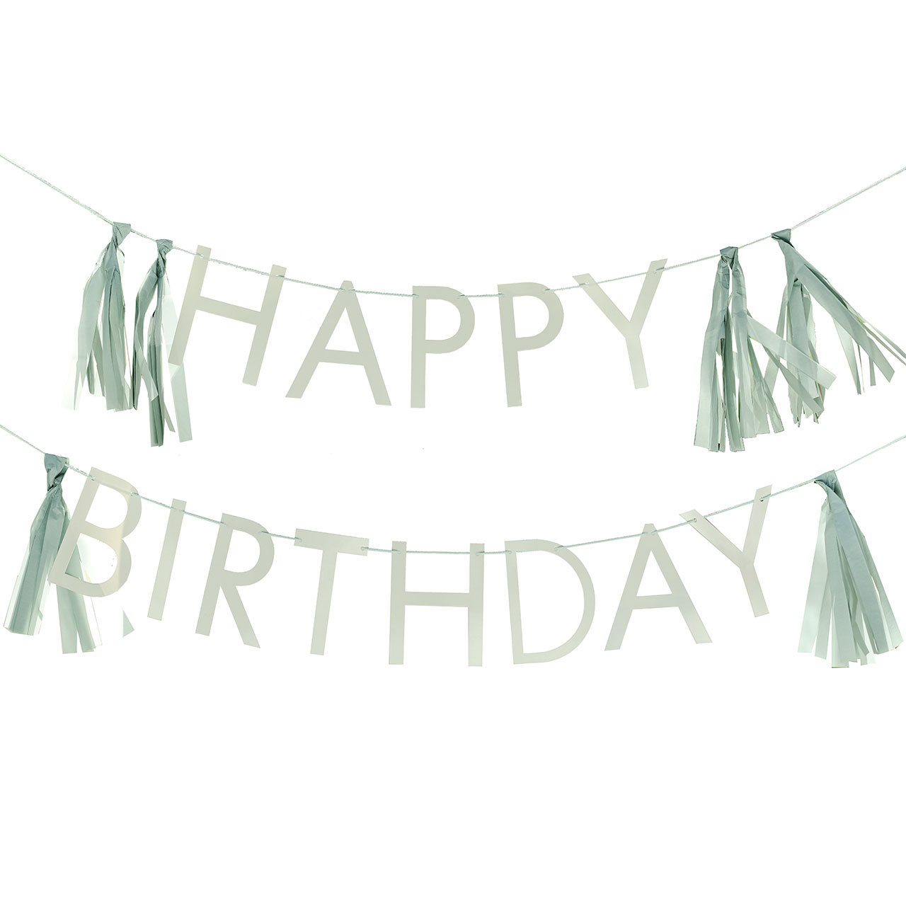 Banner - Sage Green "Happy Birthday"