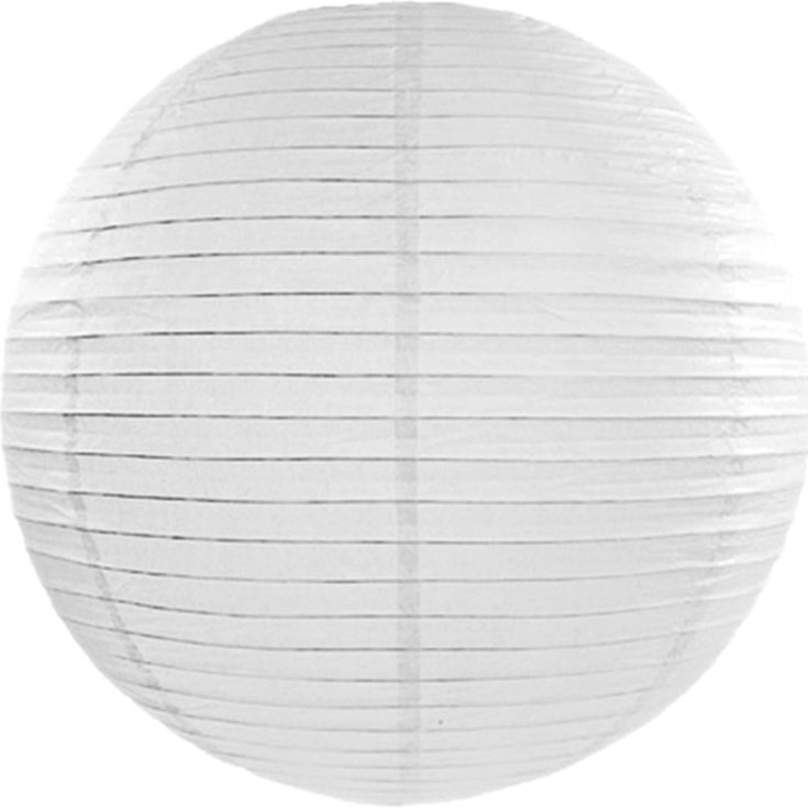 Round White Lantern (20cm)