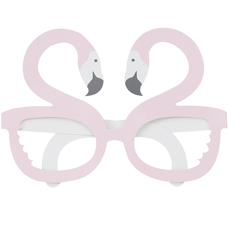 8 Brillen Flamingo