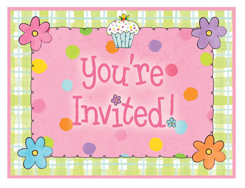  Invitations -  Multi-Spot Party